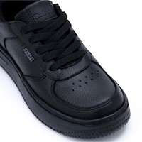 Zapatilla Escolar Casual ANDREI-2503 NEGRO Rabbit Cuero